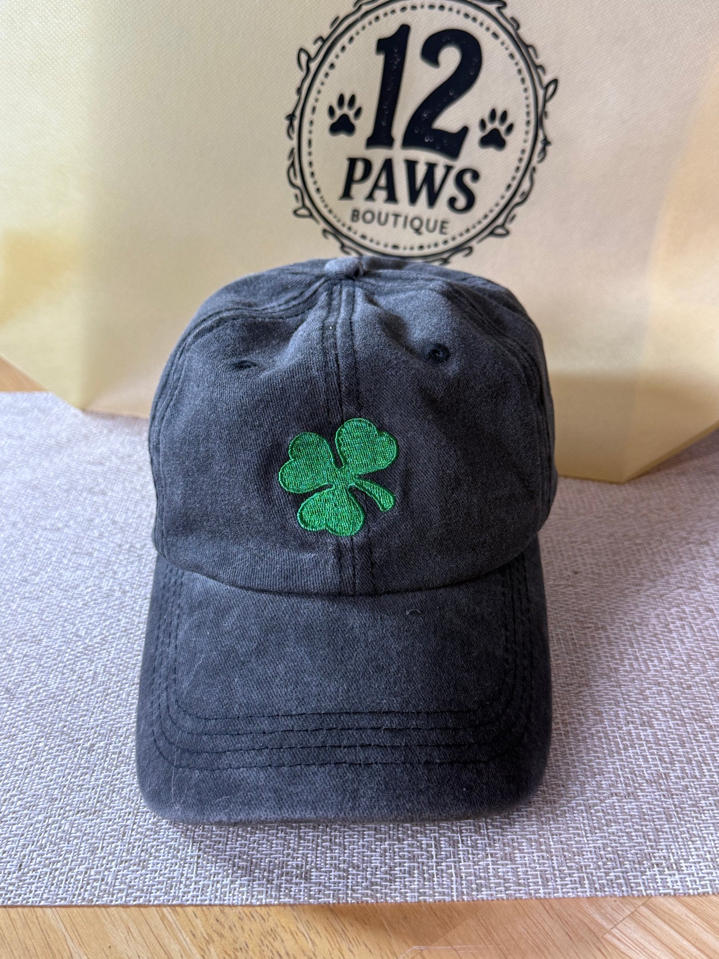 Shamrock Heather navy baseball cap