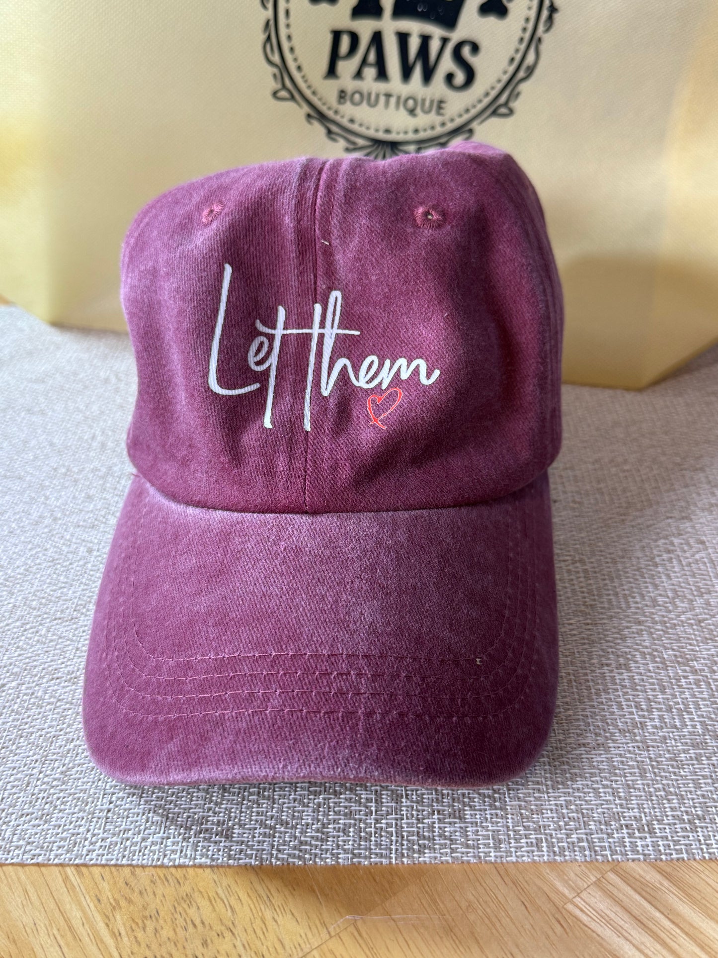“Let Them” adjustable baseball cap